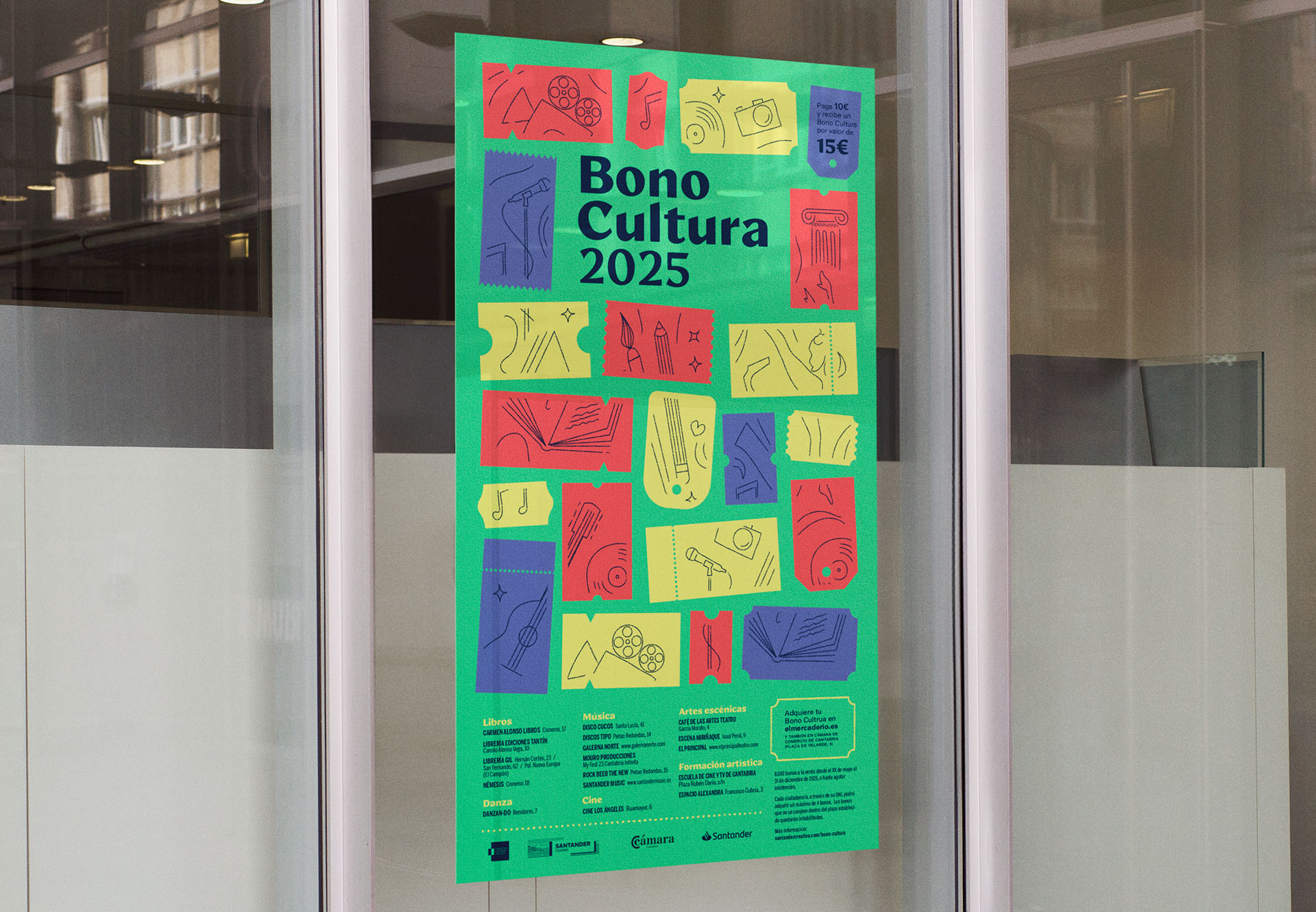 identidad gráfica para campaña cultural institucional