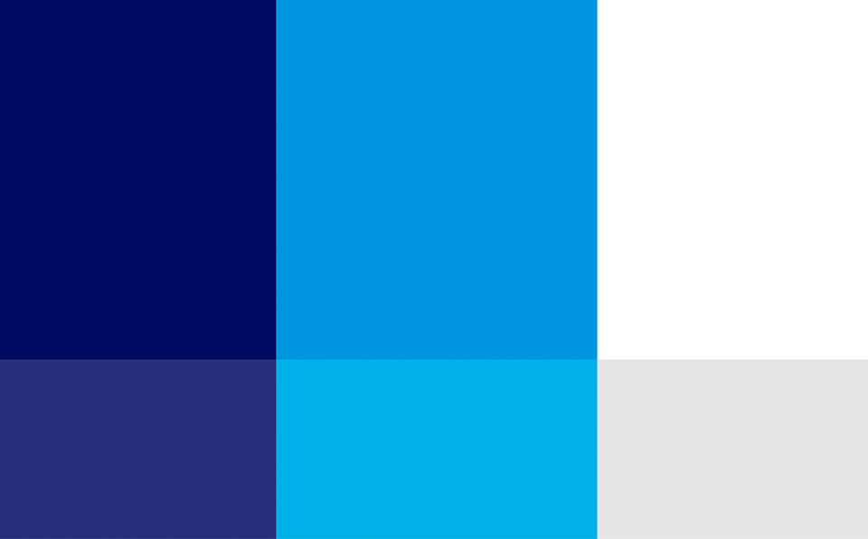 paleta de colores para logotipo Fish and Tech