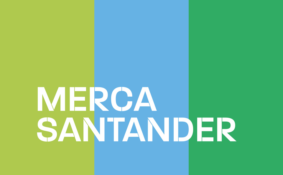 Paleta de colores utilizada en el diseño gráfico de la campaña de Mercasantander.